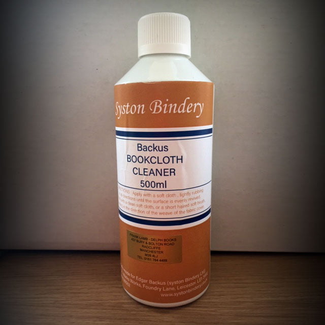 Edgar Backus Bookcloth Cleaner